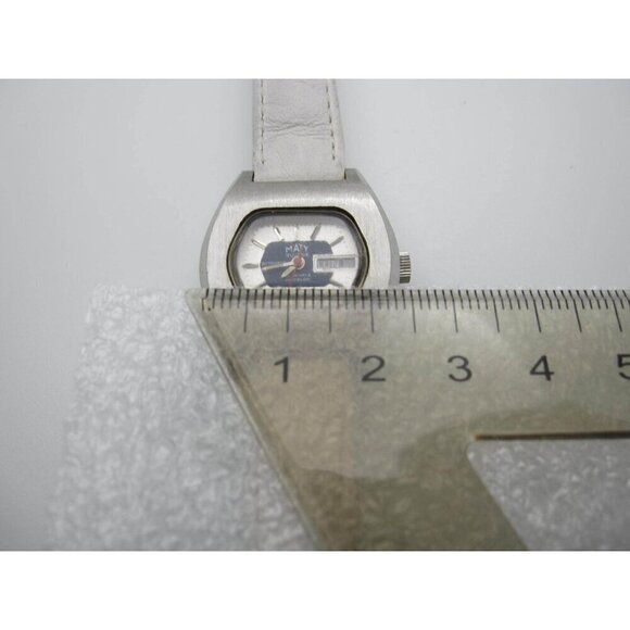 Women Vintage Maty Suisse Automatic 25 Jewels Incabloc Analog Dial Watch (A992) - Picture 5 of 12